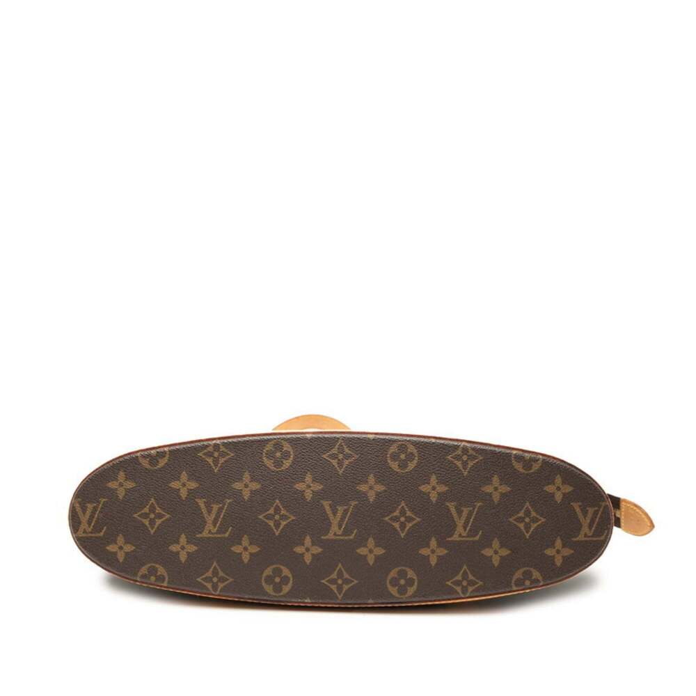 LOUIS VUITTON Brown Monogram Leather Tote Bag - Picture 3 of 6